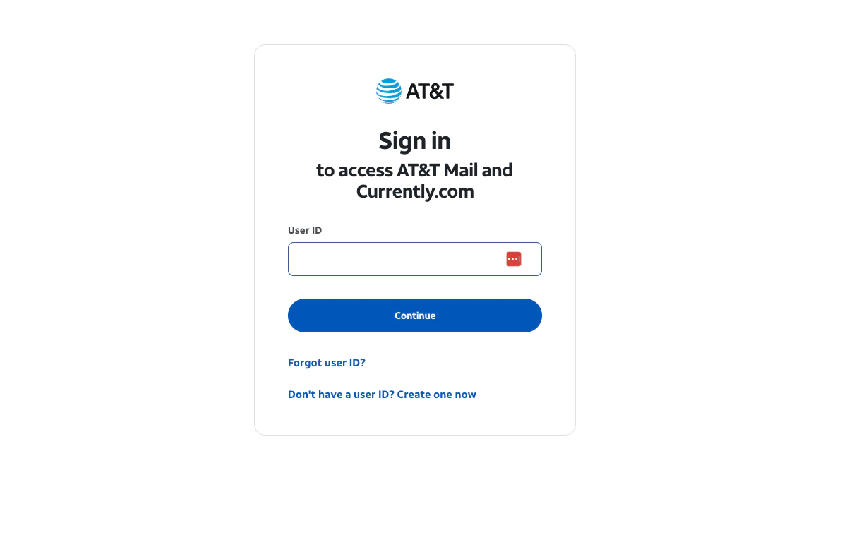 mailbird not accepting att login