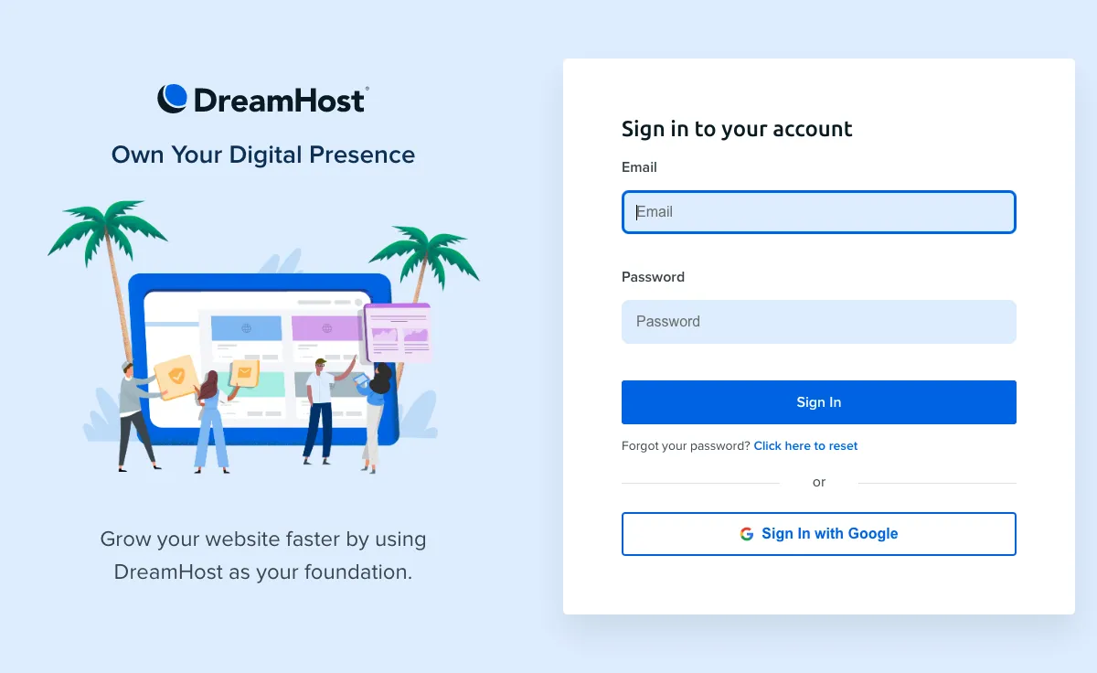 dreamhost.com webmail-interface