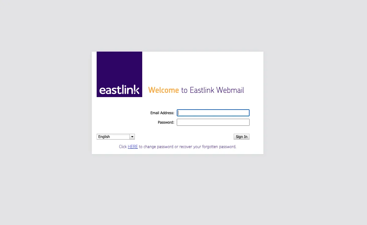 eastlink.ca интерфейс веб-почты