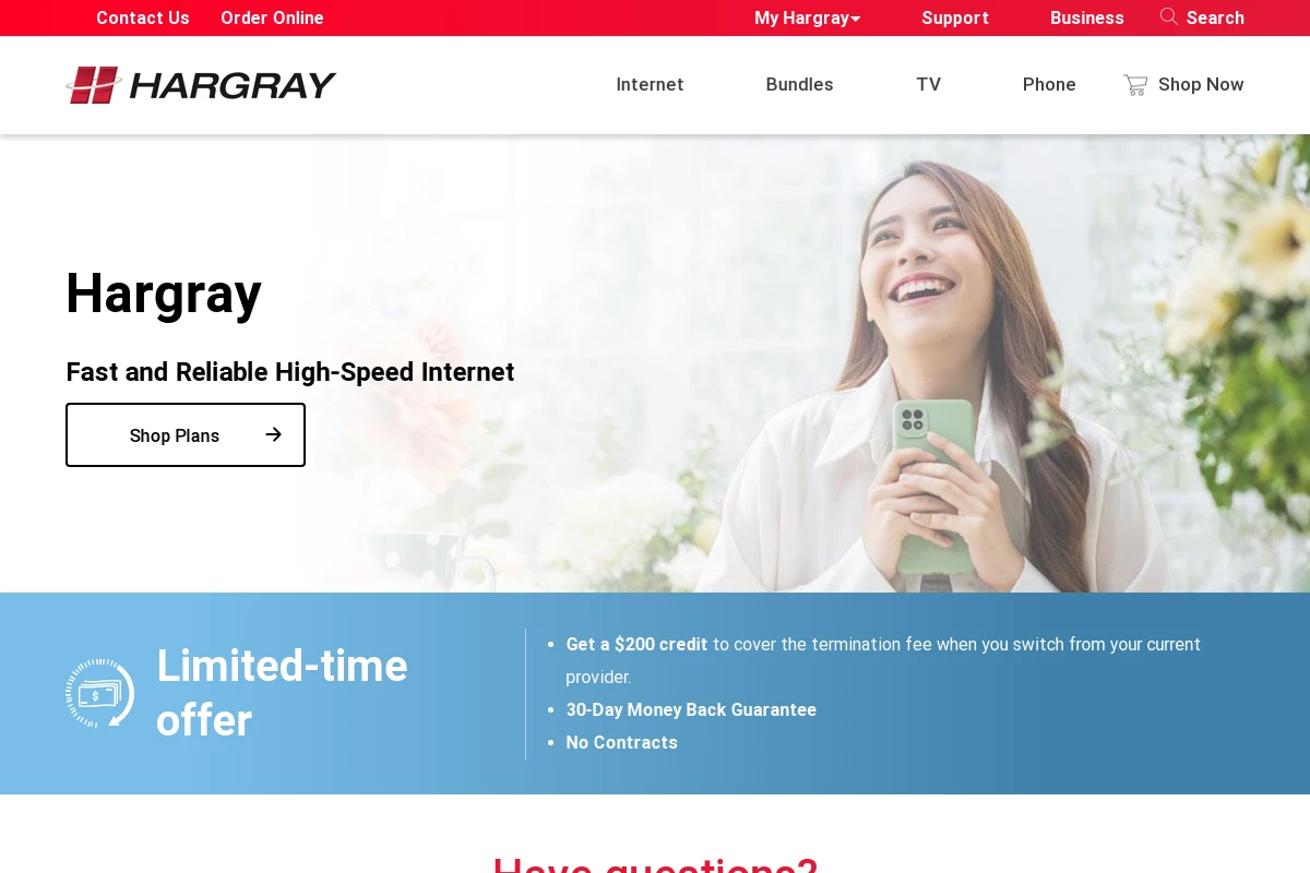 hargray.com interface de webmail