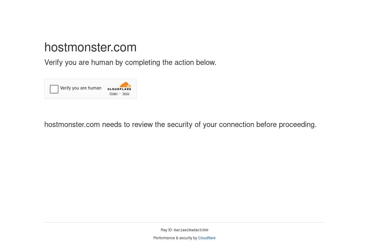 hostmonster.com interfejs poczty internetowej