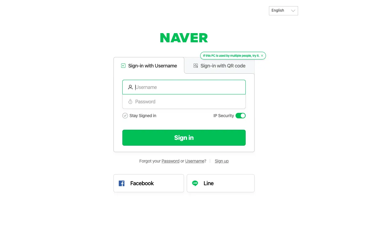 naver.com interfejs poczty internetowej