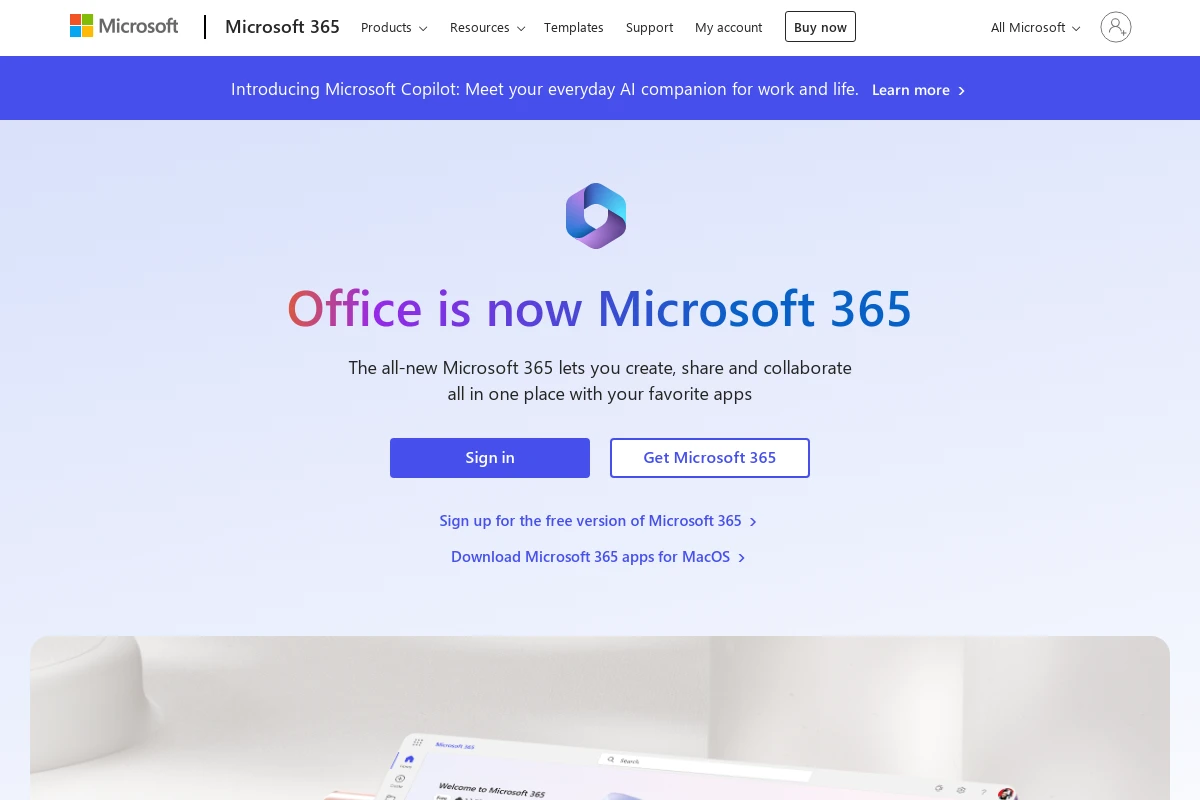 office.com webmail-interface