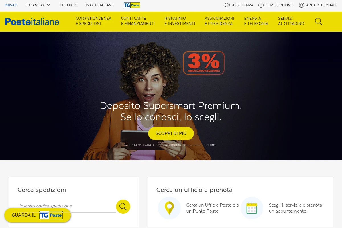 poste.it webmail interface