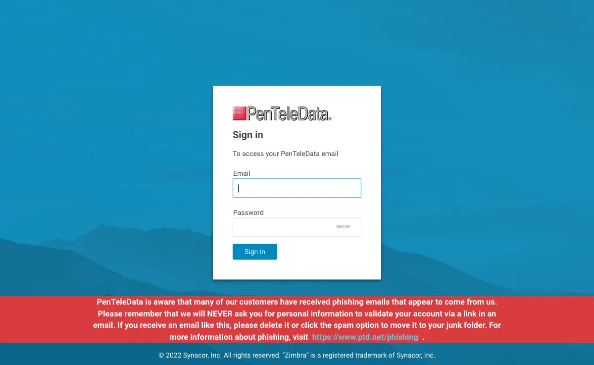 PTD Webmail SignUp/Login Guide