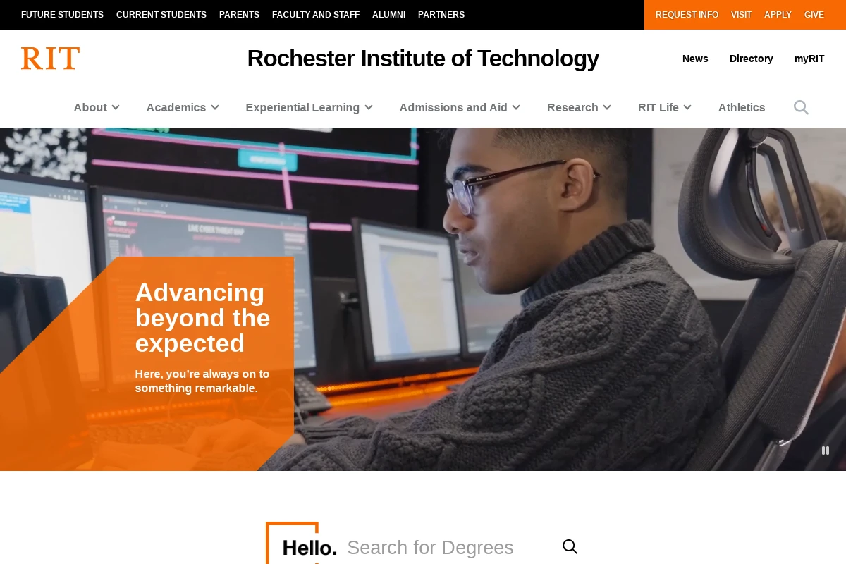 rit.edu webmail-interface