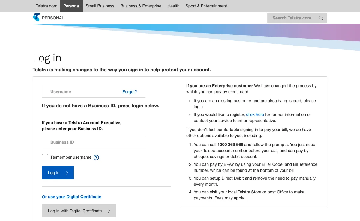 Telstra Webmail - Guide d'inscription et de connexion