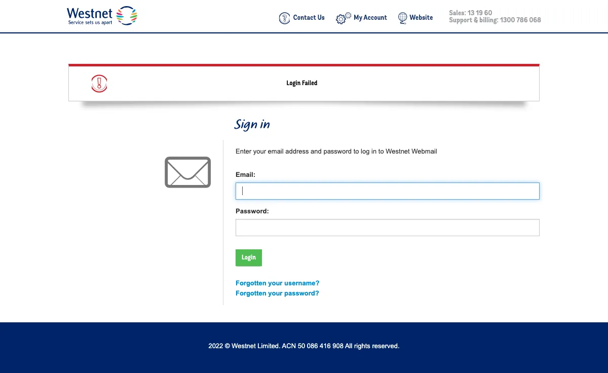 Guida alla registrazione/al login della Webmail Westnet